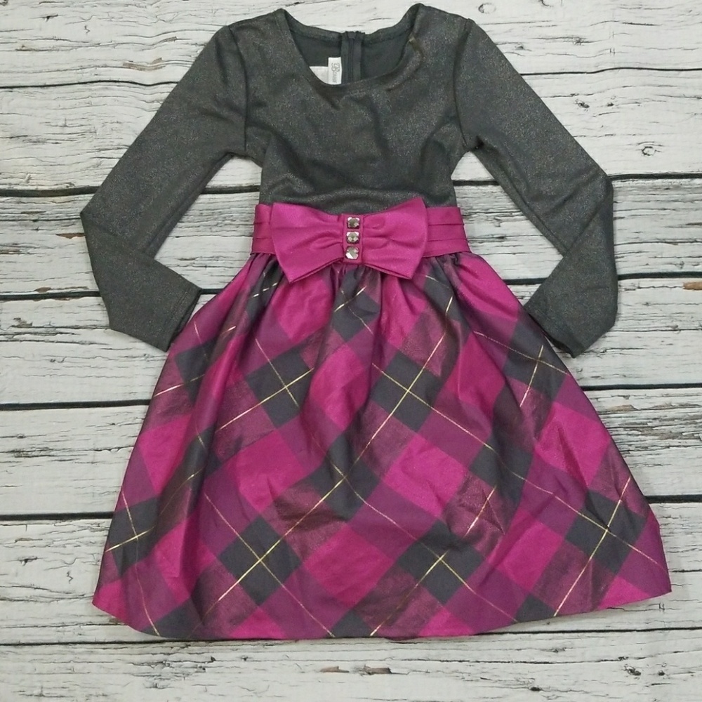 Bonnie Jean long sleeve holiday dress size 6X